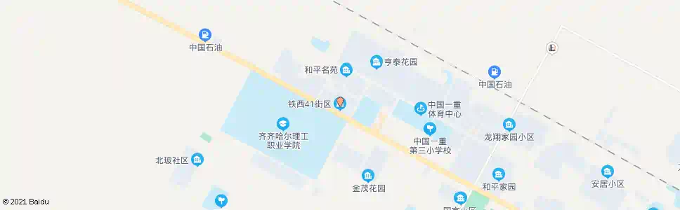 齐齐哈尔41街区_公交站地图_齐齐哈尔公交_妙搜公交查询2025