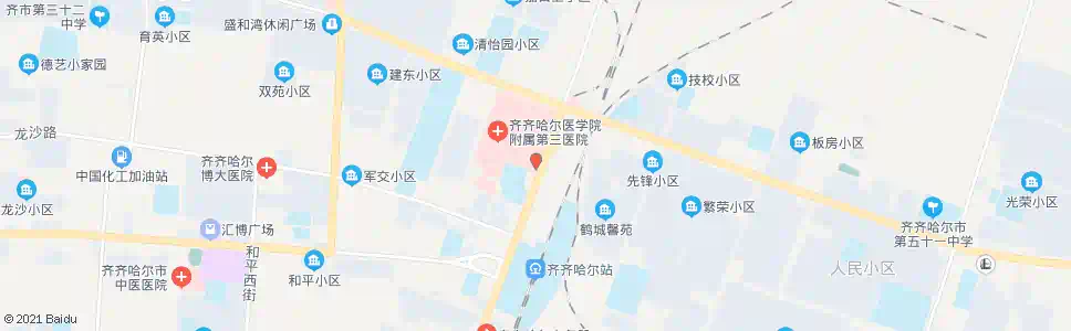 齐齐哈尔柳厦工程机械公司_公交站地图_齐齐哈尔公交_妙搜公交查询2025