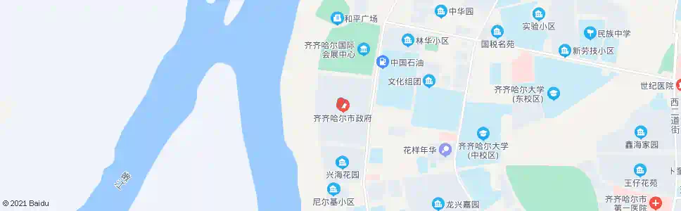 齐齐哈尔炮台_公交站地图_齐齐哈尔公交_妙搜公交查询2025