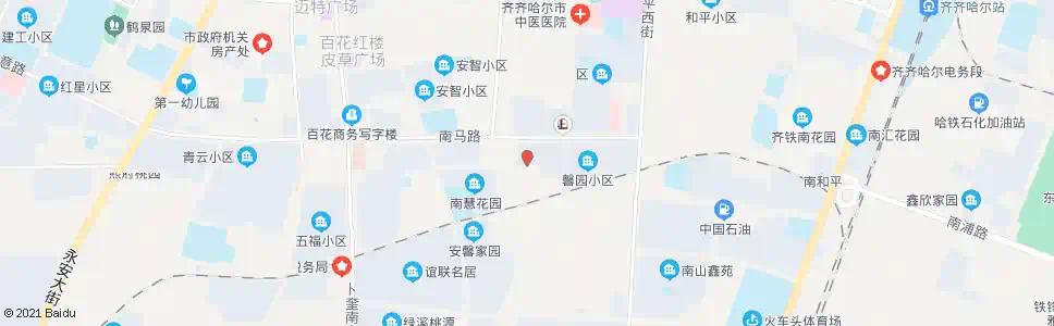 齐齐哈尔二橡胶_公交站地图_齐齐哈尔公交_妙搜公交查询2025
