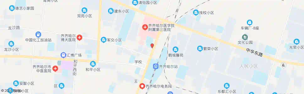 齐齐哈尔五十七中学_公交站地图_齐齐哈尔公交_妙搜公交查询2025