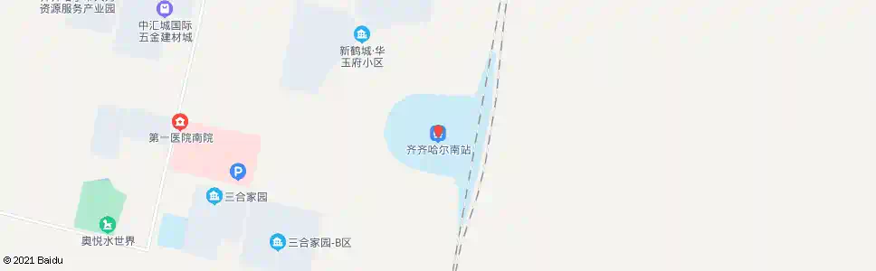 齐齐哈尔安居西站_公交站地图_齐齐哈尔公交_妙搜公交查询2025