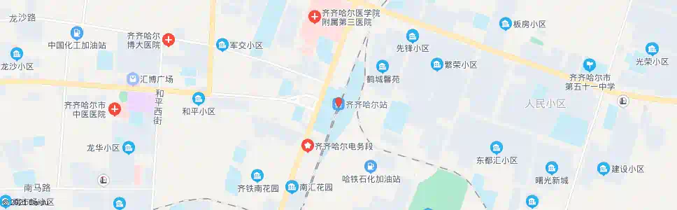 齐齐哈尔六局_公交站地图_齐齐哈尔公交_妙搜公交查询2025