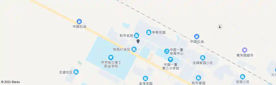 齐齐哈尔42街区_公交站地图_齐齐哈尔公交_妙搜公交查询2025