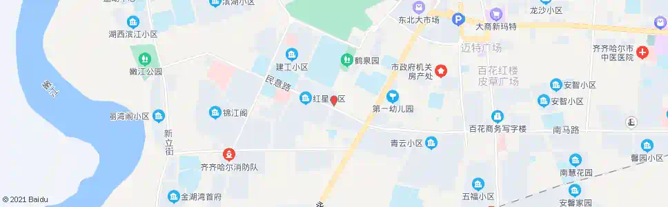 齐齐哈尔昊方名苑_公交站地图_齐齐哈尔公交_妙搜公交查询2025