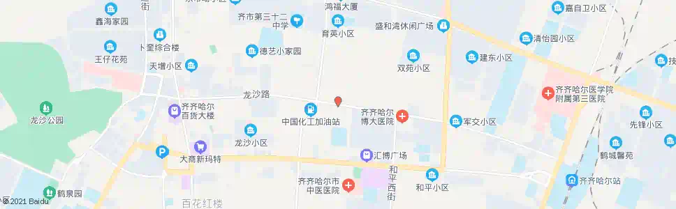 齐齐哈尔龙沙路_公交站地图_齐齐哈尔公交_妙搜公交查询2025