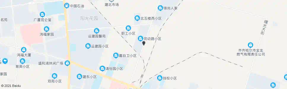 齐齐哈尔北局宅_公交站地图_齐齐哈尔公交_妙搜公交查询2025