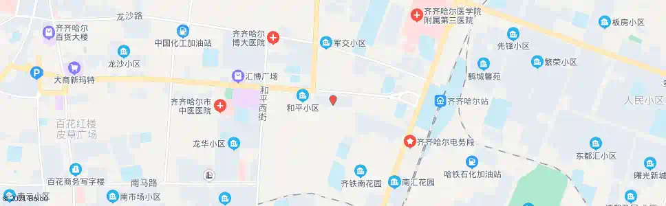 齐齐哈尔顺福餐饮_公交站地图_齐齐哈尔公交_妙搜公交查询2025