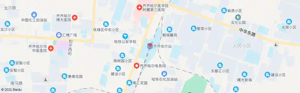 齐齐哈尔新江路_公交站地图_齐齐哈尔公交_妙搜公交查询2025