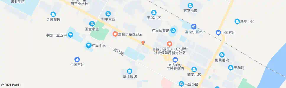 齐齐哈尔富纺织厂_公交站地图_齐齐哈尔公交_妙搜公交查询2025