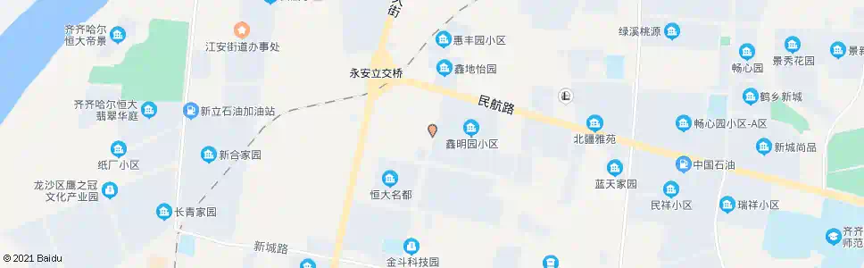齐齐哈尔构件厂_公交站地图_齐齐哈尔公交_妙搜公交查询2025
