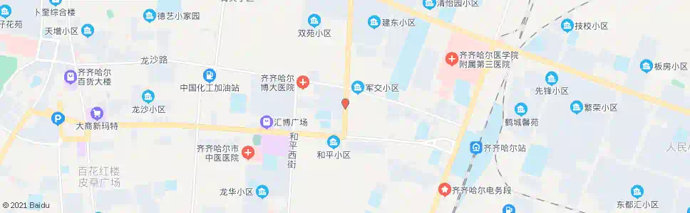 齐齐哈尔庆云市场_公交站地图_齐齐哈尔公交_妙搜公交查询2025