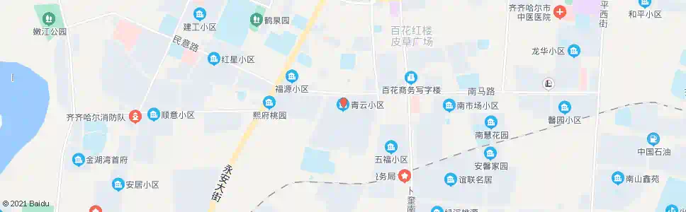 齐齐哈尔青云小区_公交站地图_齐齐哈尔公交_妙搜公交查询2025