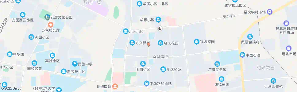 齐齐哈尔北钢南门(东四道街)_公交站地图_齐齐哈尔公交_妙搜公交查询2025