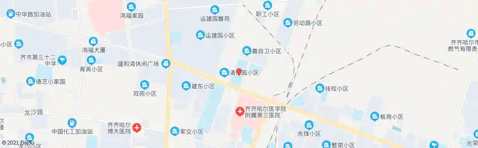 齐齐哈尔齐铁一校_公交站地图_齐齐哈尔公交_妙搜公交查询2025