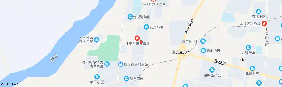 齐齐哈尔新合路_公交站地图_齐齐哈尔公交_妙搜公交查询2025