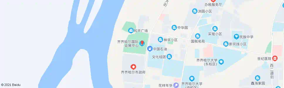 齐齐哈尔会展中心_公交站地图_齐齐哈尔公交_妙搜公交查询2025
