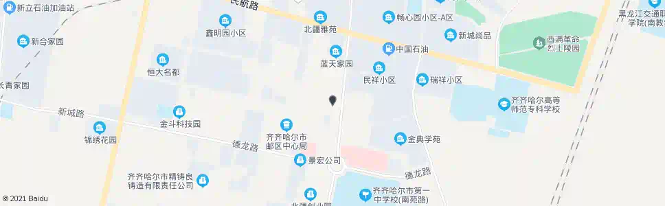 齐齐哈尔龙沙法院_公交站地图_齐齐哈尔公交_妙搜公交查询2025