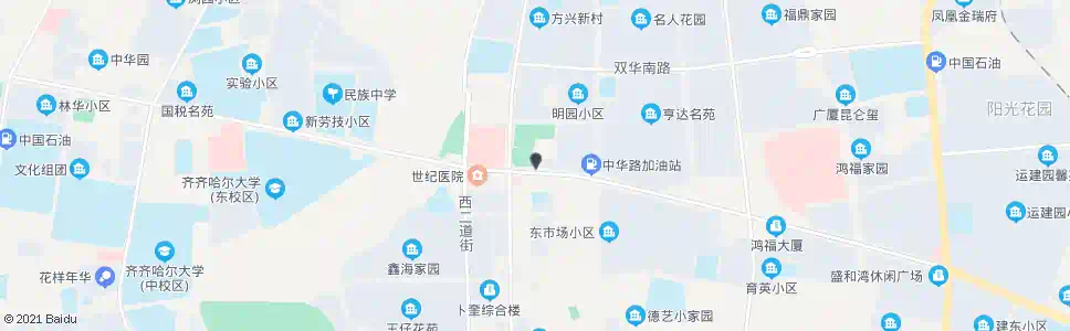 齐齐哈尔建华信用社_公交站地图_齐齐哈尔公交_妙搜公交查询2025