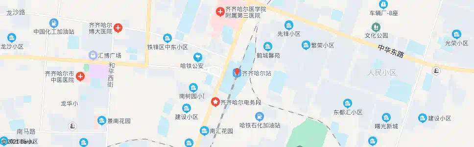 齐齐哈尔36街区_公交站地图_齐齐哈尔公交_妙搜公交查询2025