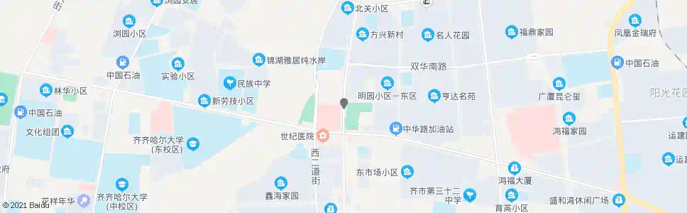 齐齐哈尔北关市场_公交站地图_齐齐哈尔公交_妙搜公交查询2025