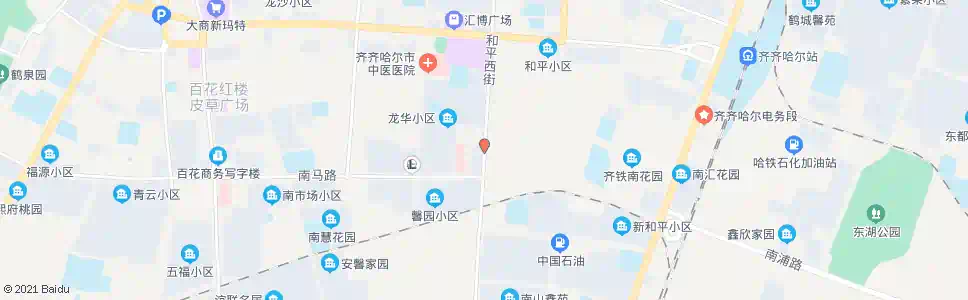 齐齐哈尔和平医院_公交站地图_齐齐哈尔公交_妙搜公交查询2025