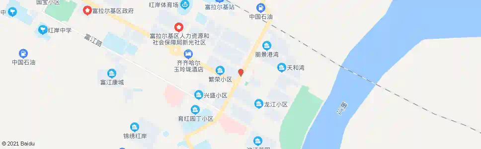 齐齐哈尔食品站(富拉尔基)_公交站地图_齐齐哈尔公交_妙搜公交查询2025