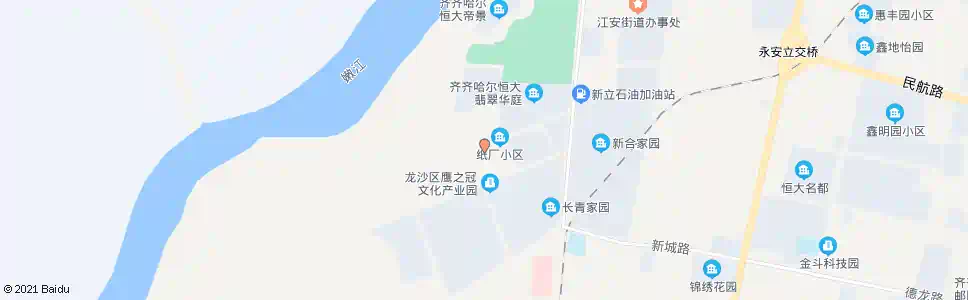 齐齐哈尔造纸厂文化宫_公交站地图_齐齐哈尔公交_妙搜公交查询2025