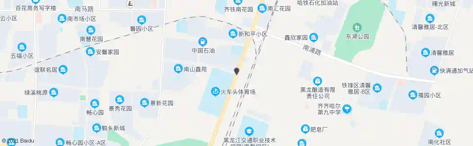 齐齐哈尔南山体育场_公交站地图_齐齐哈尔公交_妙搜公交查询2025