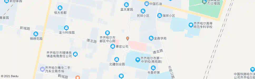 齐齐哈尔北疆集团_公交站地图_齐齐哈尔公交_妙搜公交查询2025