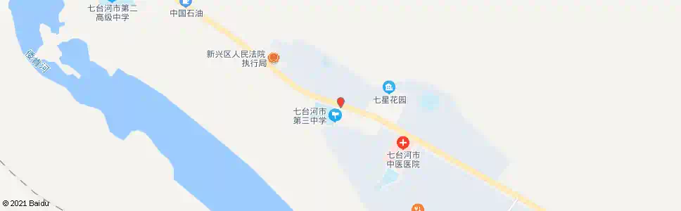 七台河第三中学_公交站地图_七台河公交_妙搜公交查询2025