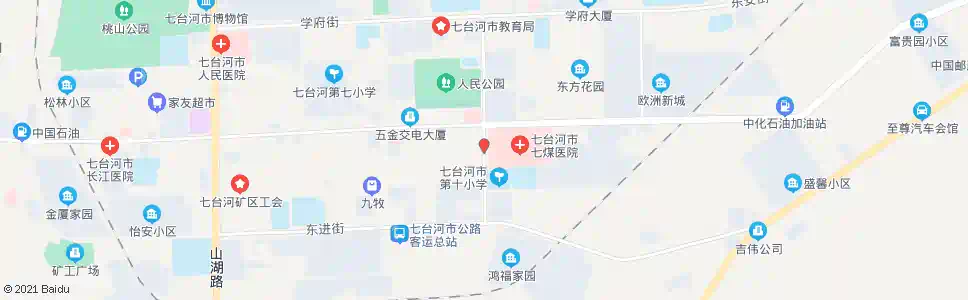 七台河总医院_公交站地图_七台河公交_妙搜公交查询2025