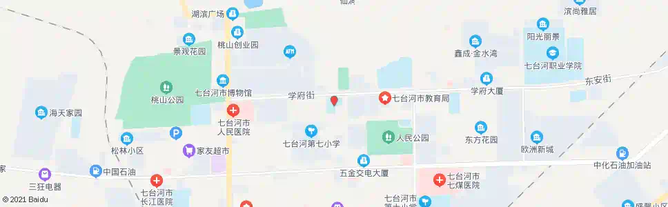 七台河逸夫中学_公交站地图_七台河公交_妙搜公交查询2025