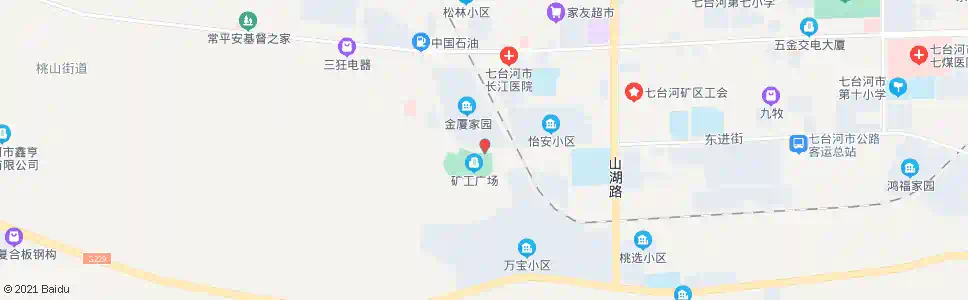 七台河矿工公园_公交站地图_七台河公交_妙搜公交查询2025