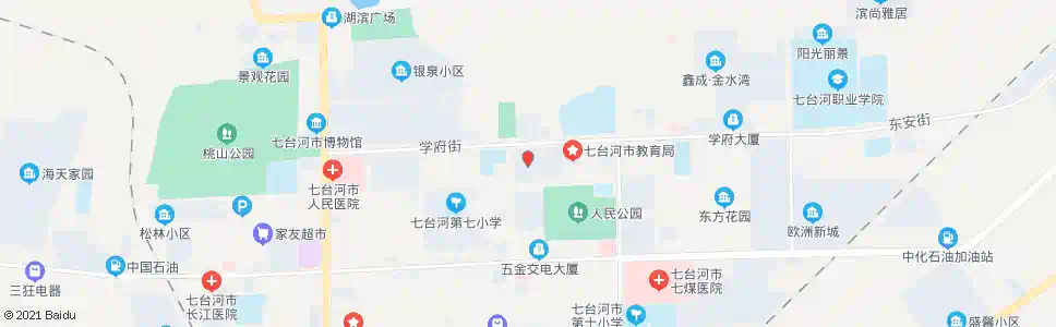 七台河学府家园_公交站地图_七台河公交_妙搜公交查询2025