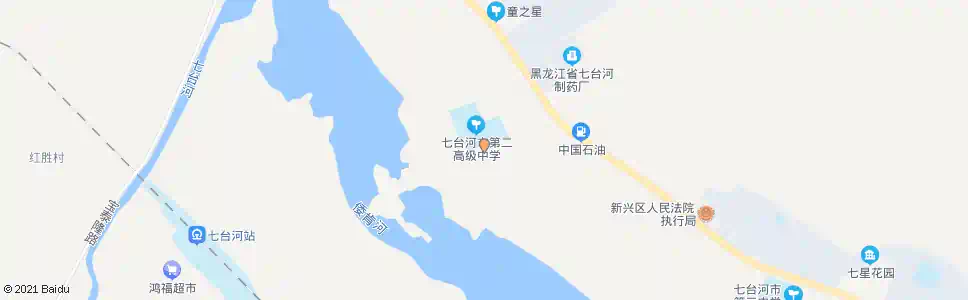 七台河市二中_公交站地图_七台河公交_妙搜公交查询2025