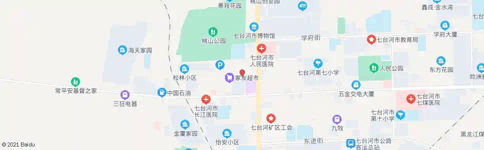 七台河大吉公司_公交站地图_七台河公交_妙搜公交查询2025