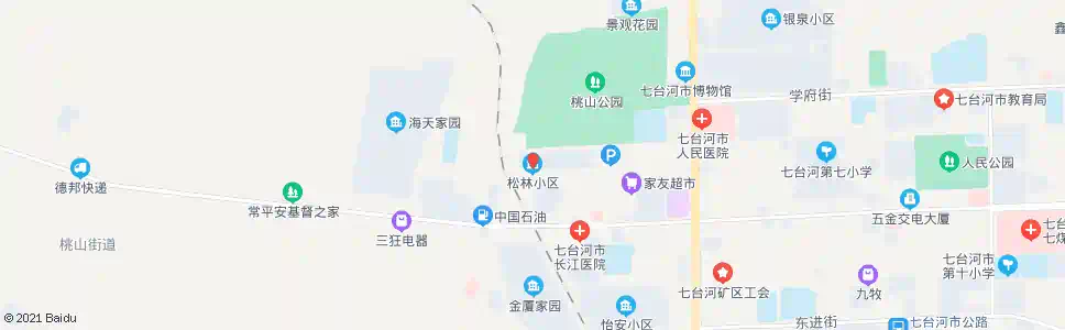 七台河松林小区_公交站地图_七台河公交_妙搜公交查询2025