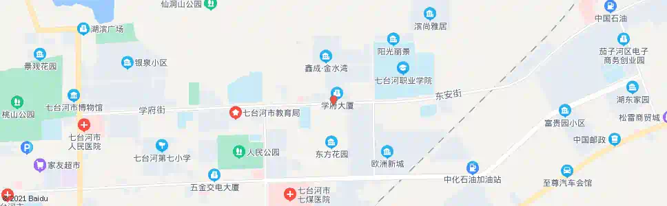 七台河交通指挥中心_公交站地图_七台河公交_妙搜公交查询2025