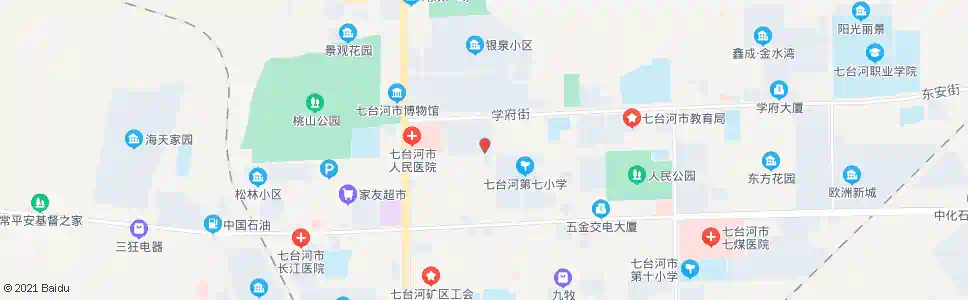 七台河黑仔书屋_公交站地图_七台河公交_妙搜公交查询2025