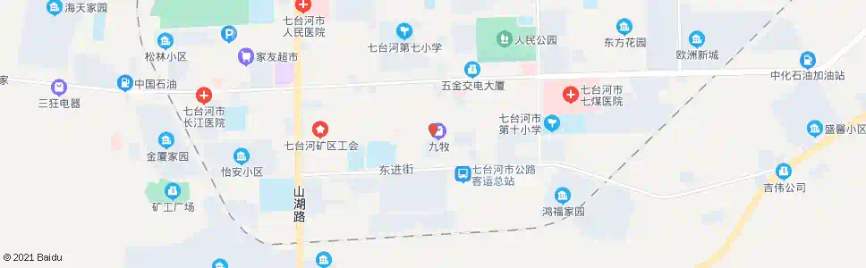 七台河圣堡罗门业_公交站地图_七台河公交_妙搜公交查询2025