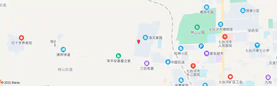 七台河桃山济仁药店_公交站地图_七台河公交_妙搜公交查询2025
