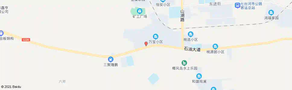 七台河万宝八十三号楼_公交站地图_七台河公交_妙搜公交查询2025