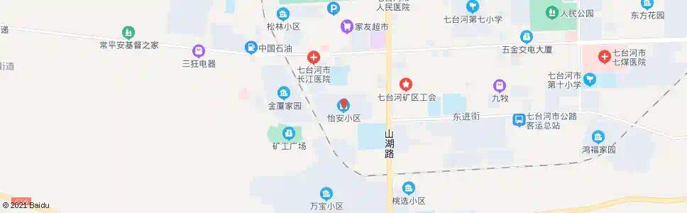 七台河怡安小区_公交站地图_七台河公交_妙搜公交查询2025