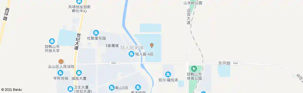 双鸭山第一中学_公交站地图_双鸭山公交_妙搜公交查询2025
