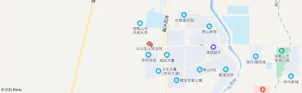 双鸭山尖山区法院_公交站地图_双鸭山公交_妙搜公交查询2025