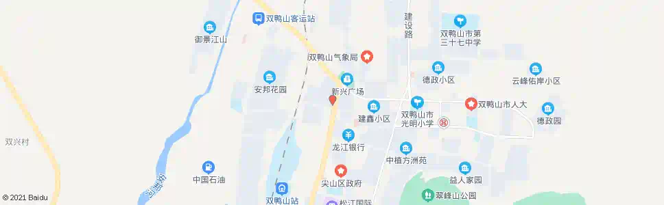 双鸭山东鹏家私城_公交站地图_双鸭山公交_妙搜公交查询2025