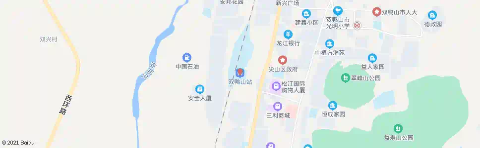 双鸭山中心站_公交站地图_双鸭山公交_妙搜公交查询2025