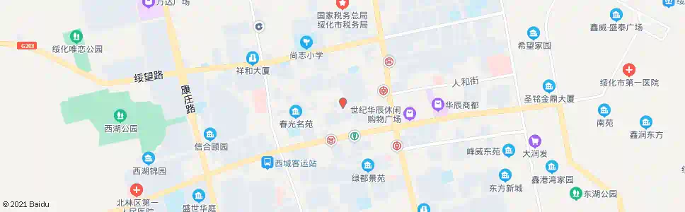 绥化自来水公司_公交站地图_绥化公交_妙搜公交查询2025
