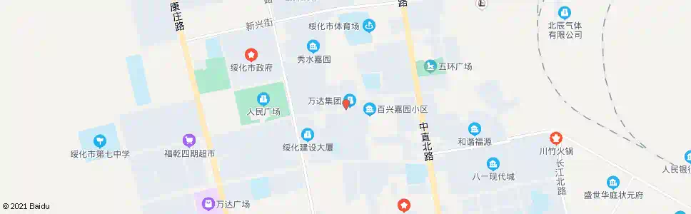 绥化万达公司_公交站地图_绥化公交_妙搜公交查询2025